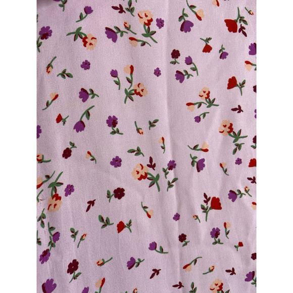 Nicholas Drape Front Sheath Silk Dress Ruched Asymmetrical Floral Lighweight US8 - Picture 12 of 12